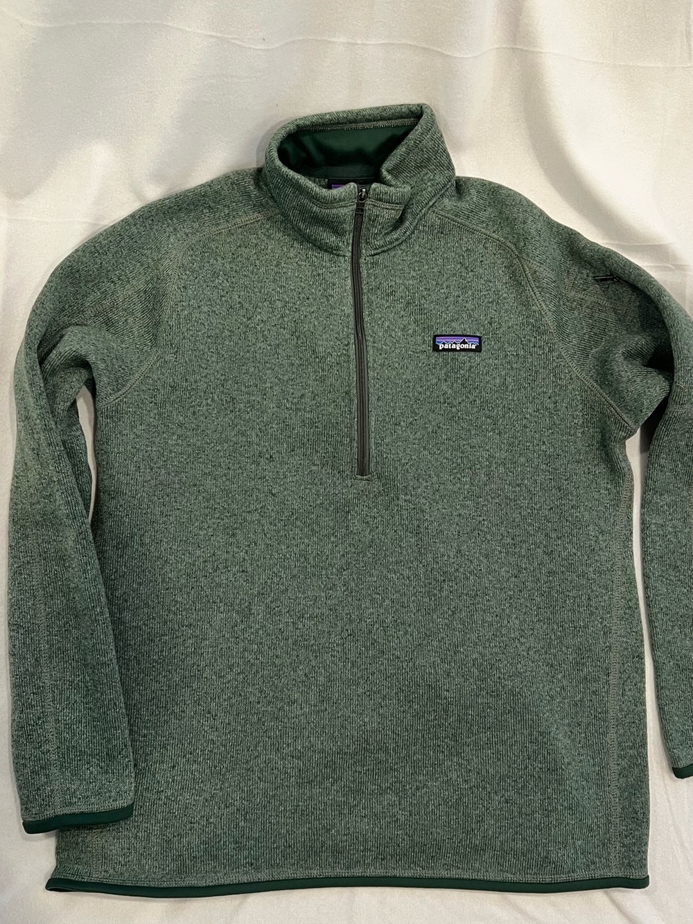 Patagonia Men’s Half-Zip Better Sweater Fleece quarter zip Pullover - Green xl